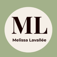Logo featuring the initials 'ML' and the full name 'Melissa Lavallée' centered within a circular design.